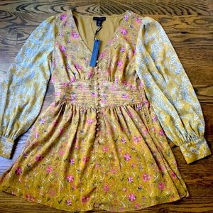 NWT House of Harlow 1960 boho dress